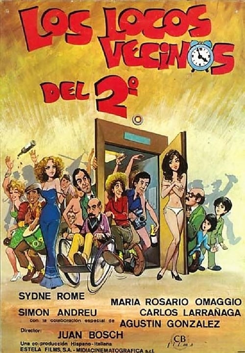 Poster Los locos vecinos del 2° 1980