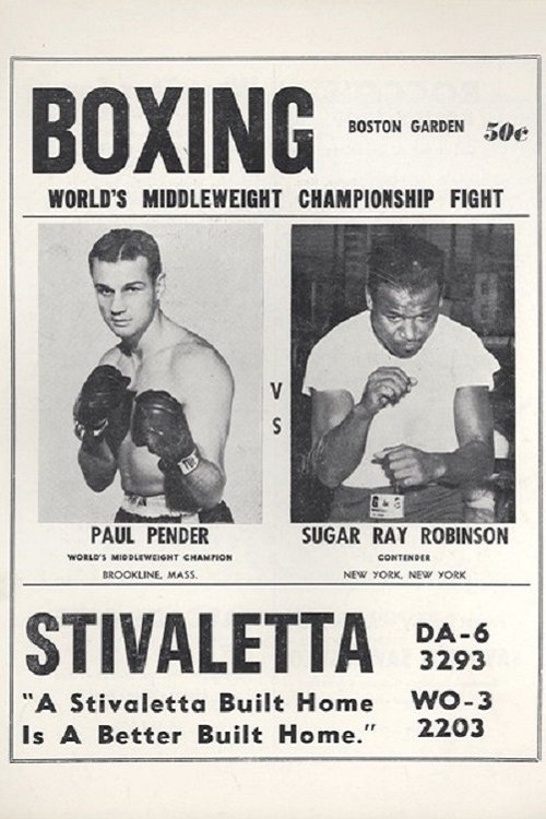 Sugar Ray Robinson vs. Paul Pender movie poster player