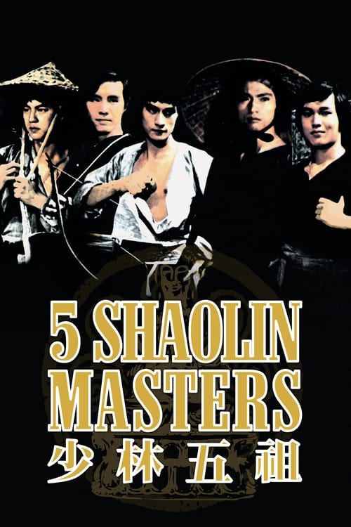 Image Os Cinco Mestres de Shaolin