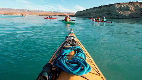 El último río de la Patagonia Backdrop Blur