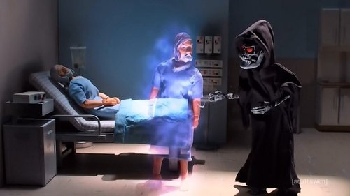 Escena del episodio 12 de la temporada 8 de la serie Robot Chicken