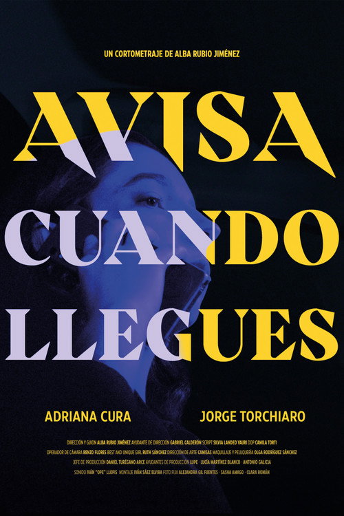Cartell de Avisa cuando llegues