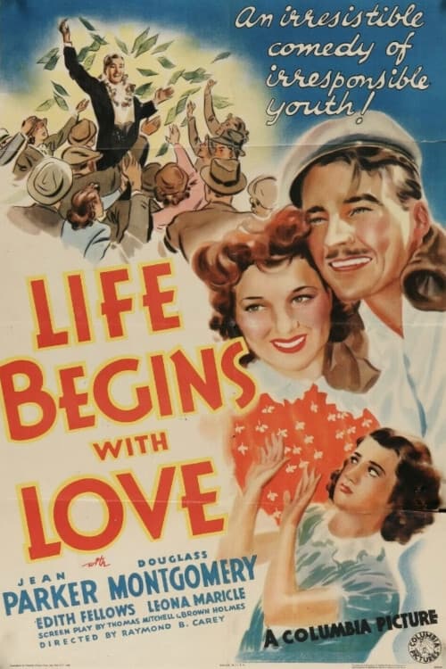 Poster Life Begins with Love 1937