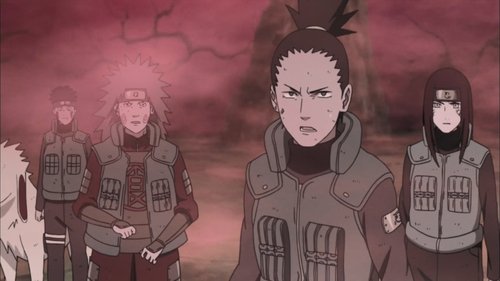 Escena del episodio 305 de la temporada 14 de la serie Naruto Shippuden
