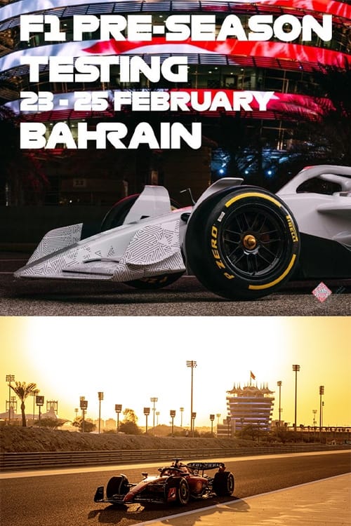 Poster da série F1 Grand Prix Bahrein Essais Hivernaux 2023