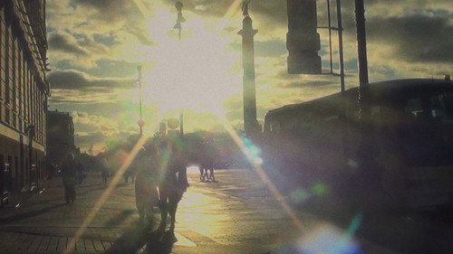 Advertising of St. Petersburg Backdrop Blur