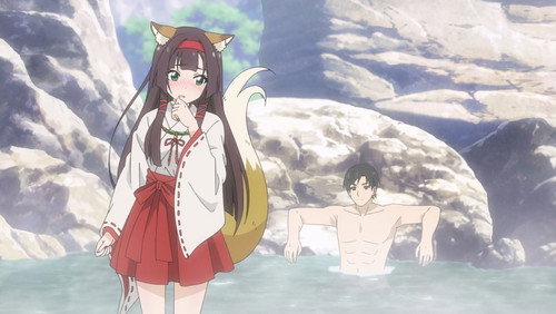 Meitou “Isekai no Yu” Kaitakuki: Around 40 Onsen Mania no Tensei Saki wa, Nonbiri Onsen Tengoku deshita – Episódio 1