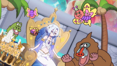 Megami “Isekai Tensei Nani ni Naritai desu ka” Ore “Yuusha no Rokkotsu de” – Episódio 11