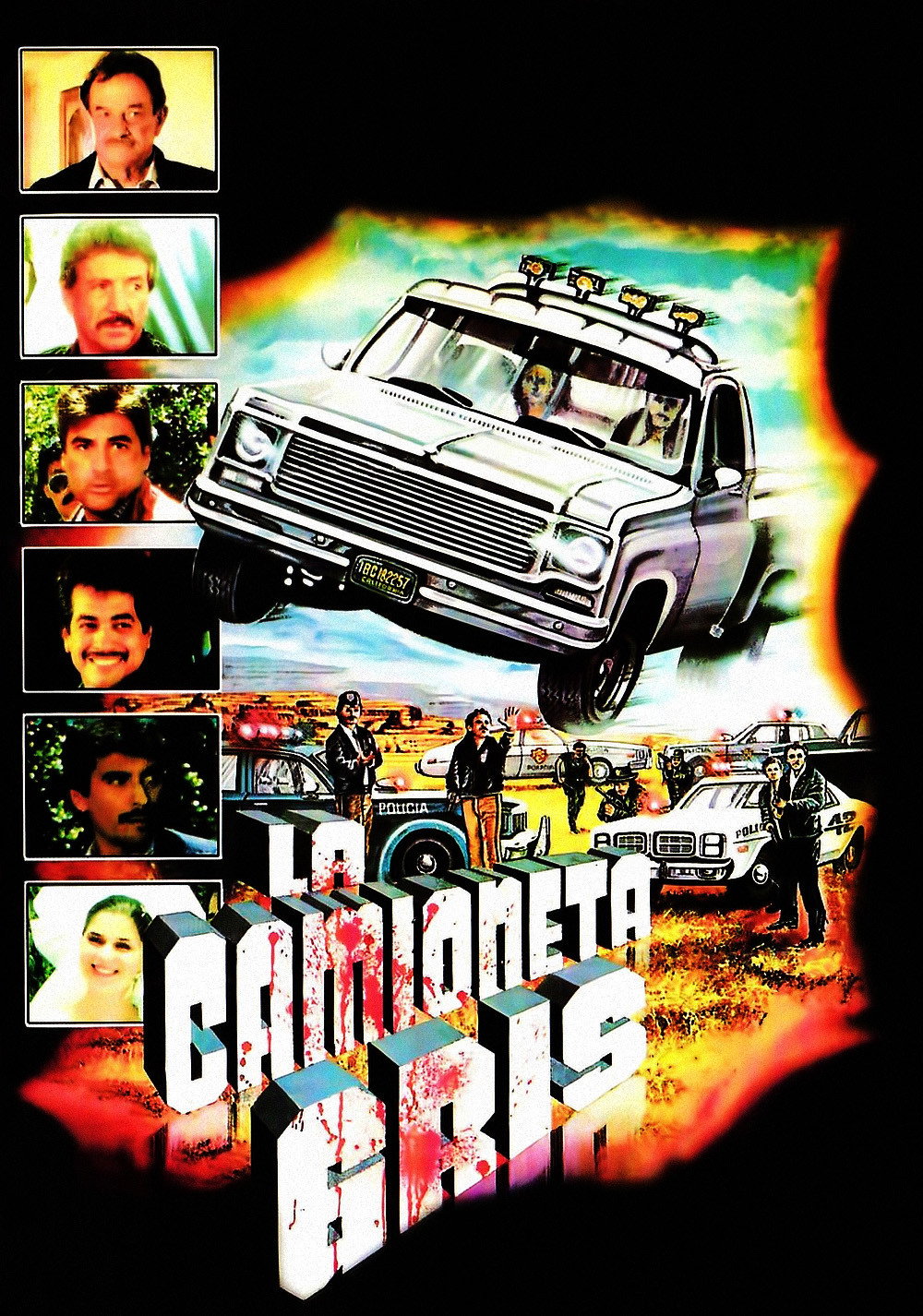 La camioneta gris