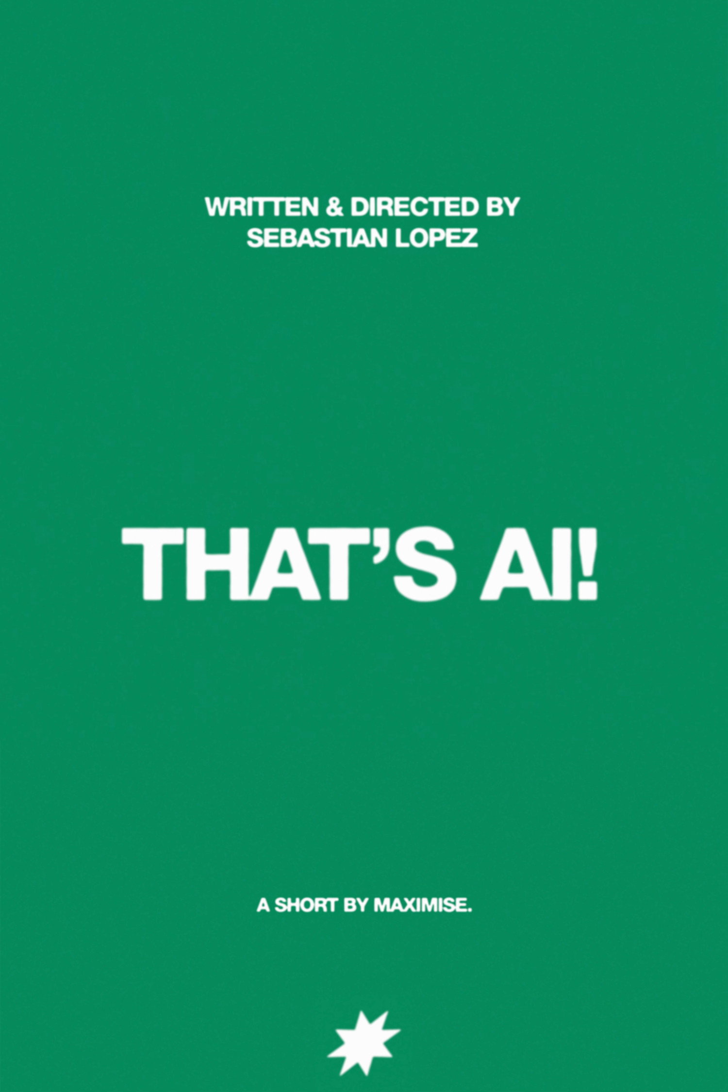 That's AI