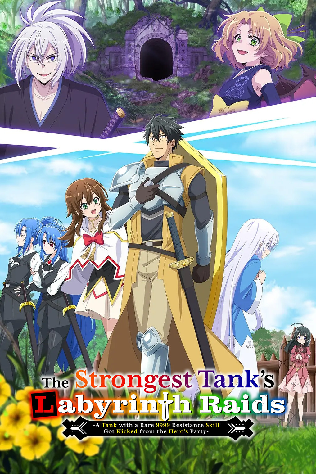 The Strongest Tank's Labyrinth Raids: A Tank with a Rare 9999 Resistance Skill Got Kicked from the Hero's Party