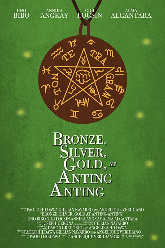 Bronze, silver, gold, at anting-anting