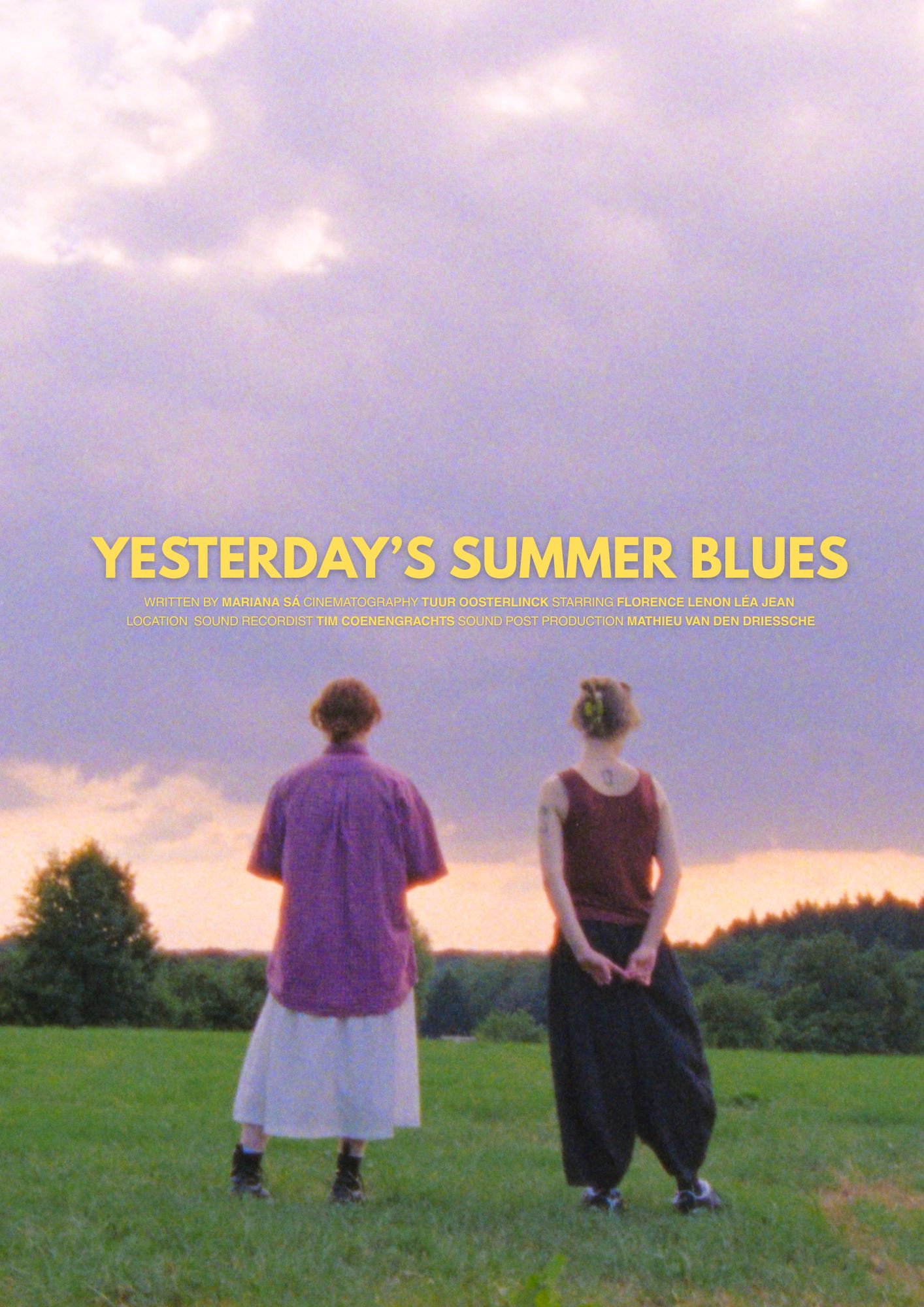Yesterday's Summer Blues Poster