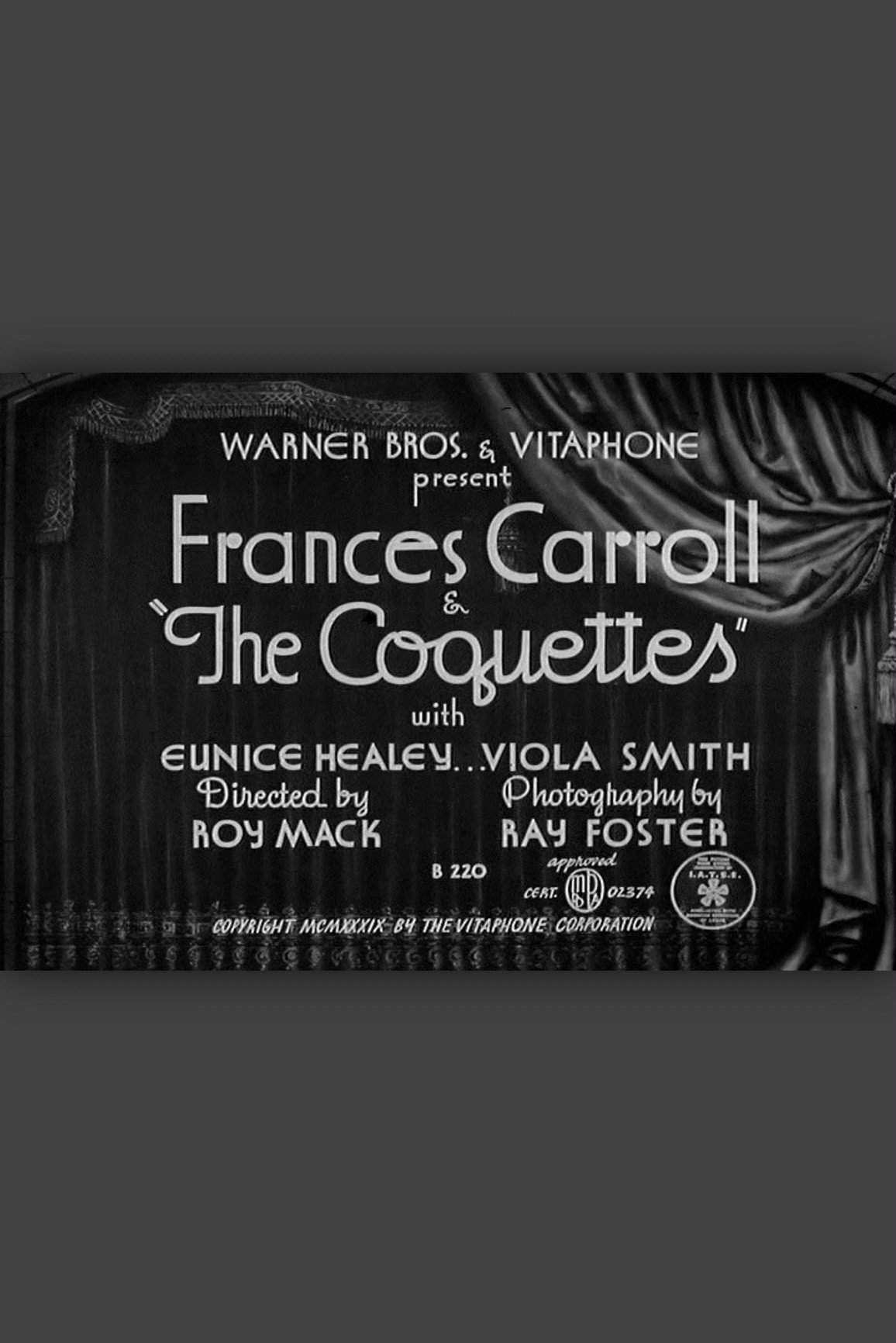 Frances Carroll & 'the Coquettes'
