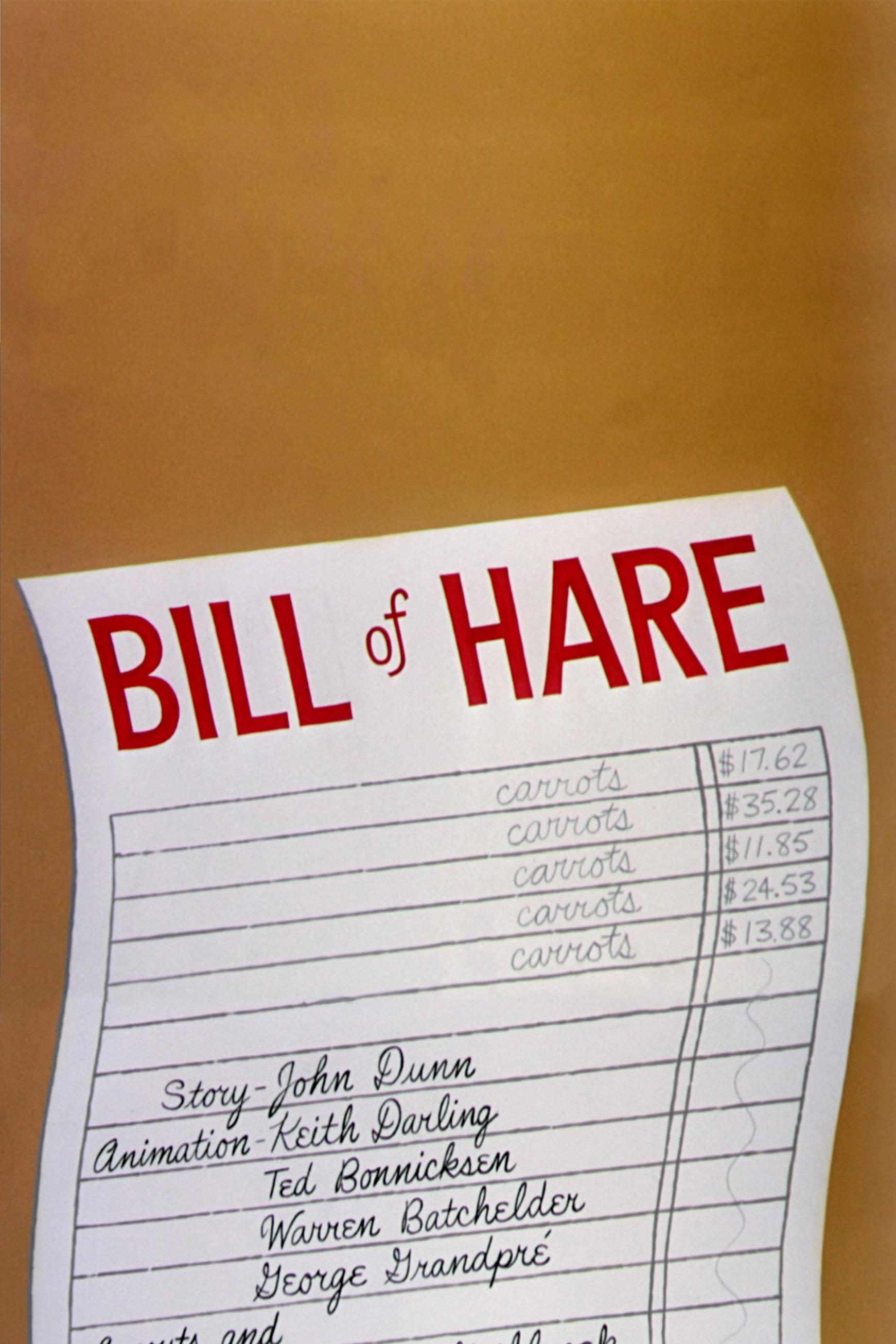 Bill of Hare