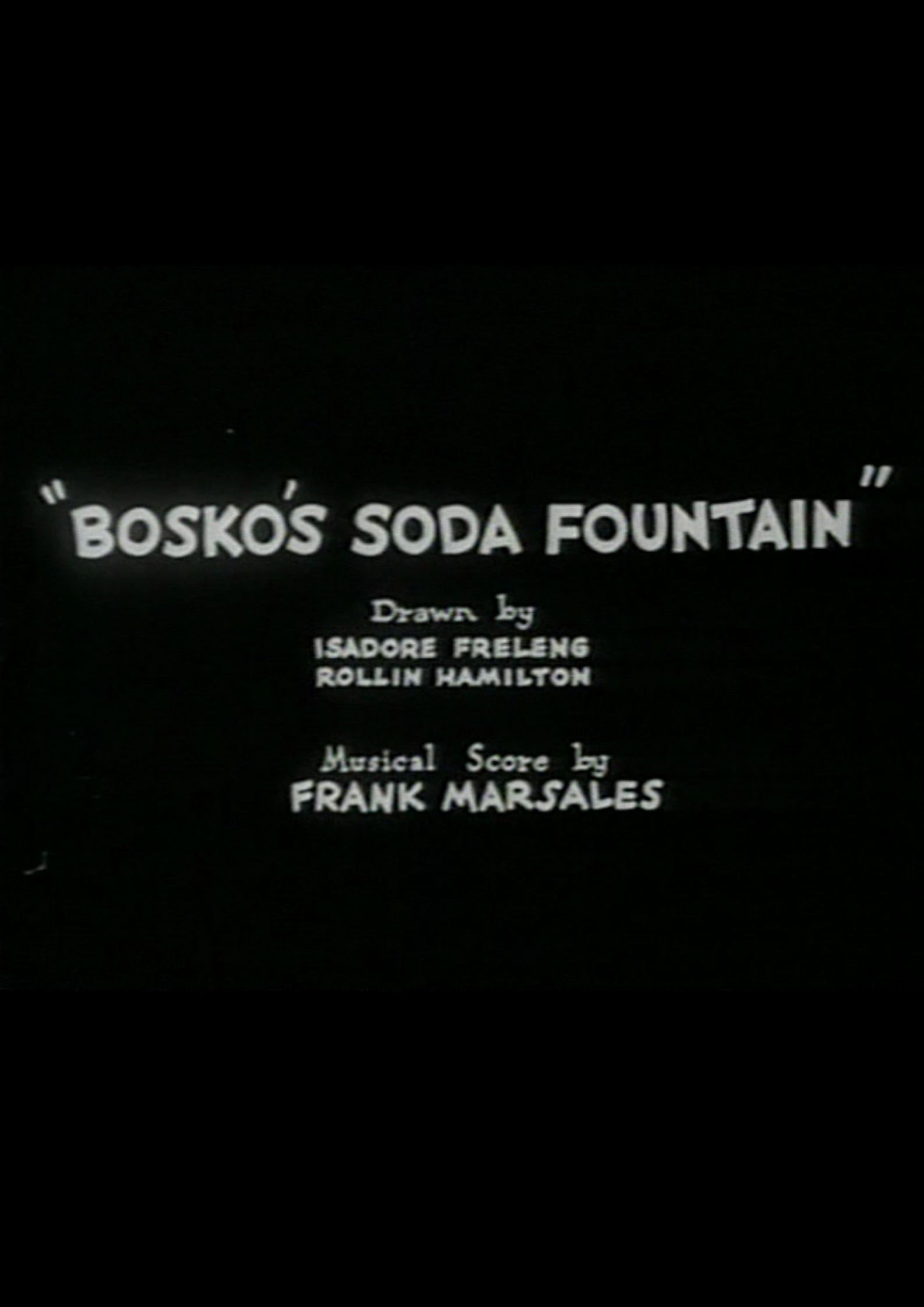 Bosko's Soda Fountain