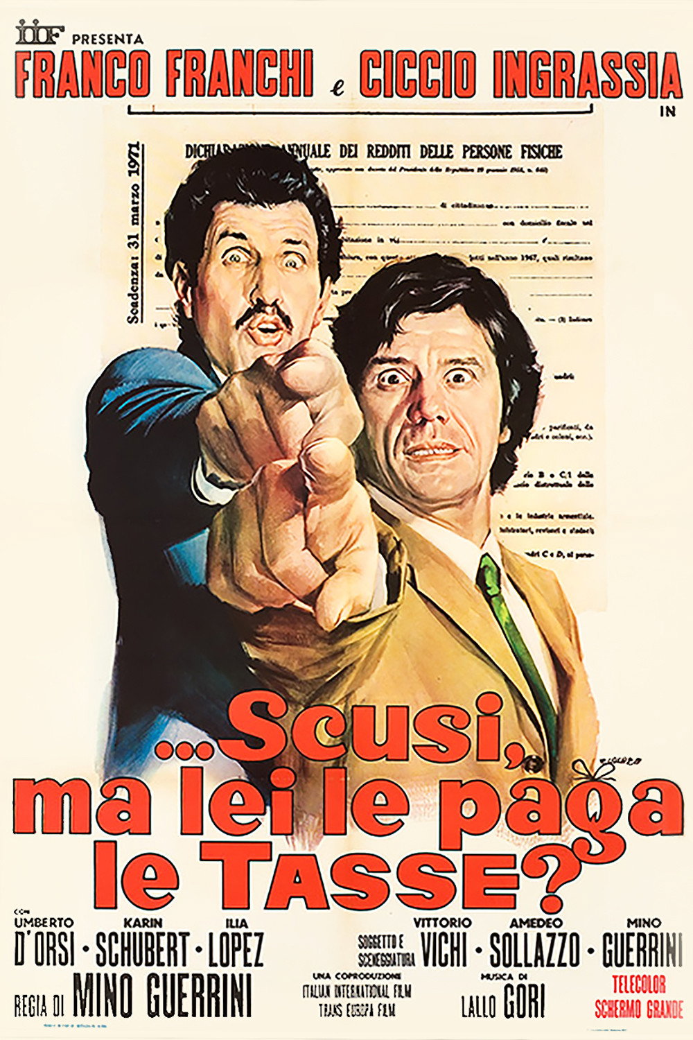 Scusi, ma lei le paga le tasse?