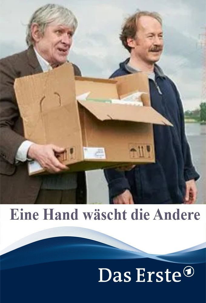 Eine Hand wäscht die andere