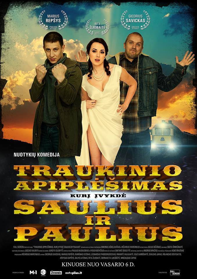 Traukinio apiplesimas, kuri ivykde Saulius ir Paulius
