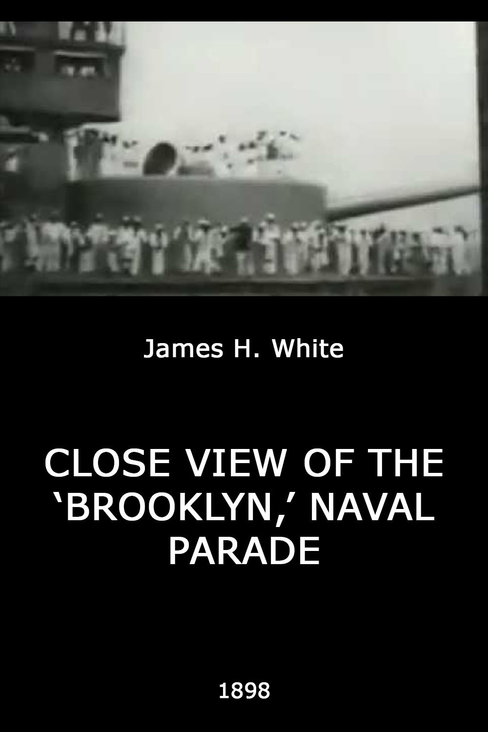 Close View of the 'Brooklyn, ' Naval Parade