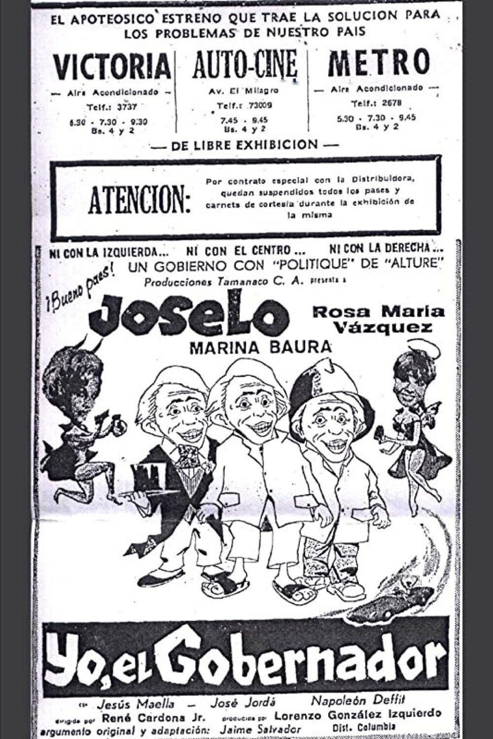 Yo, el gobernador