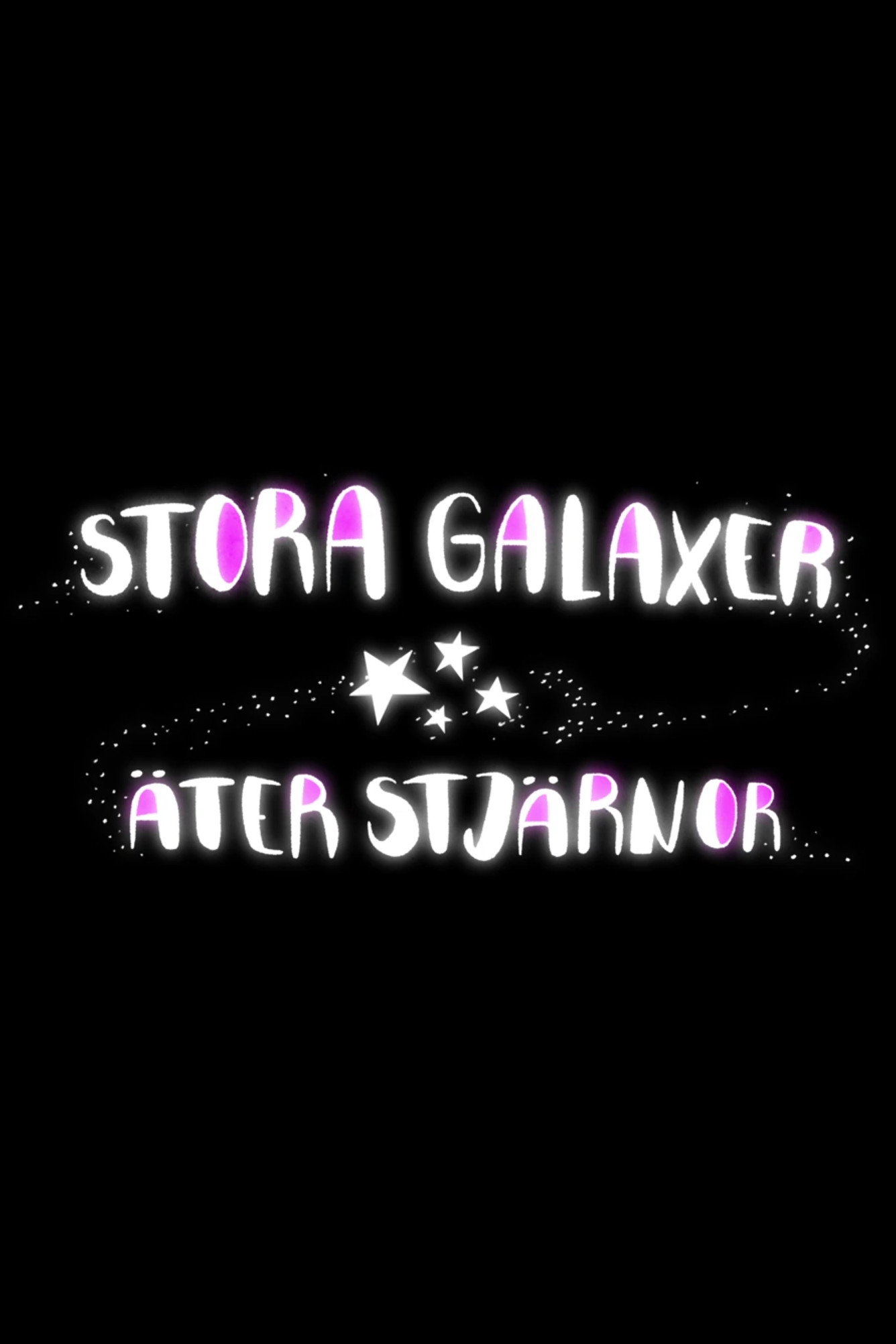 Stora Galaxer Äter Stjarnor