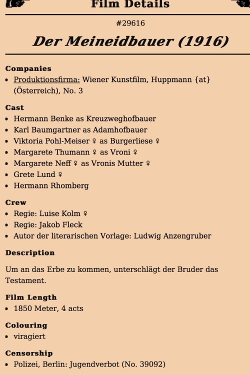 Der Meineidbauer