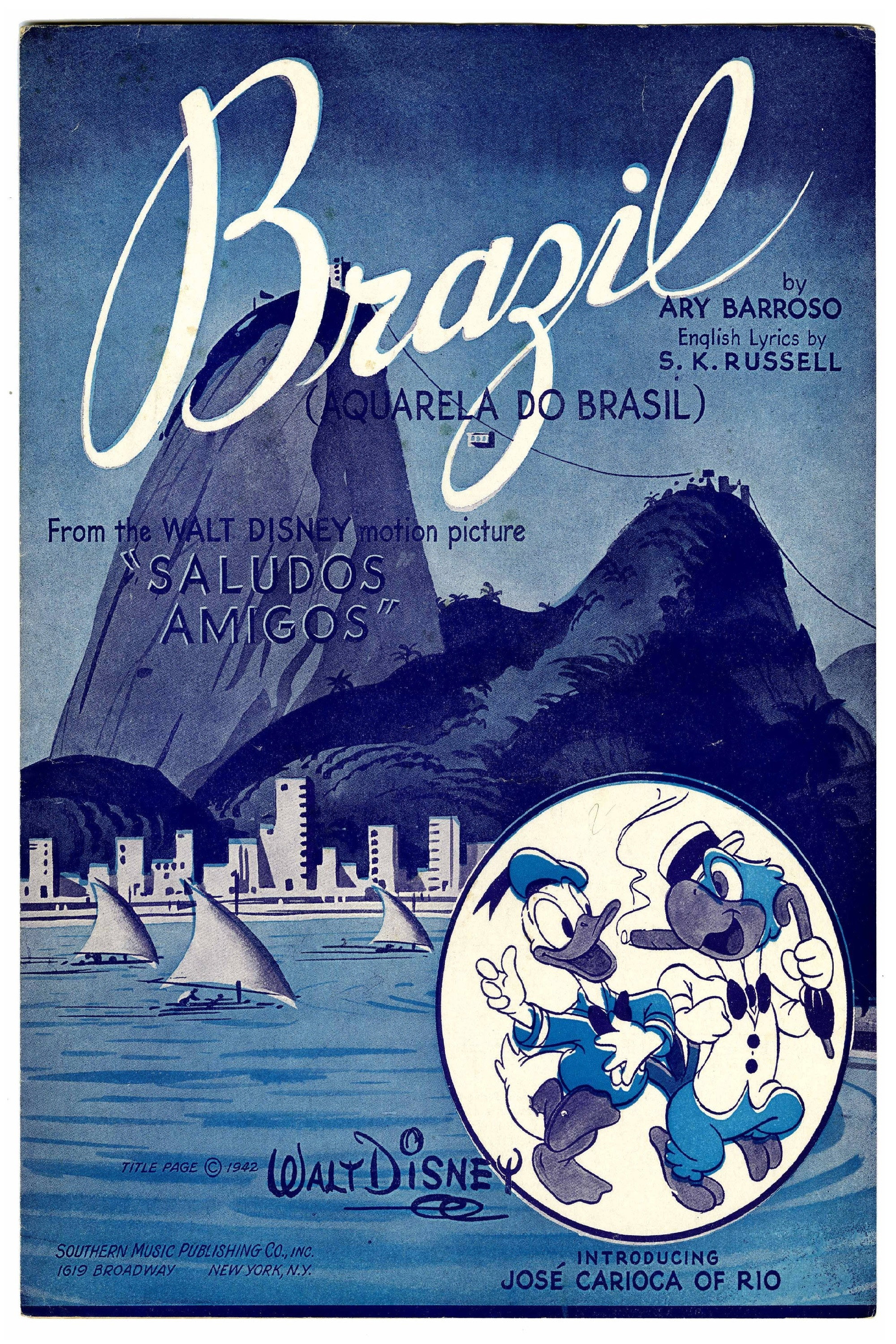 Watercolor of Brazil