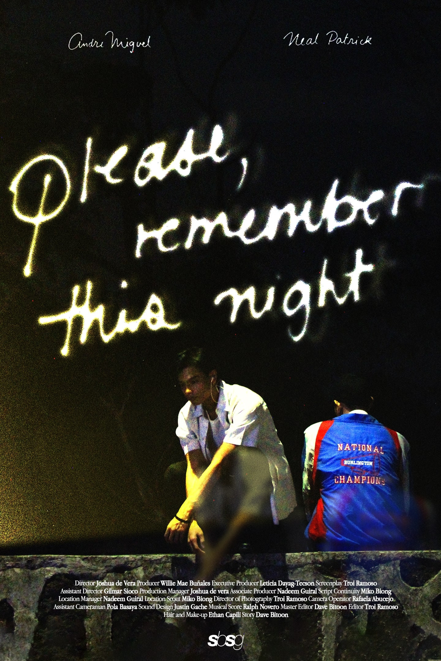 please, remember this night
