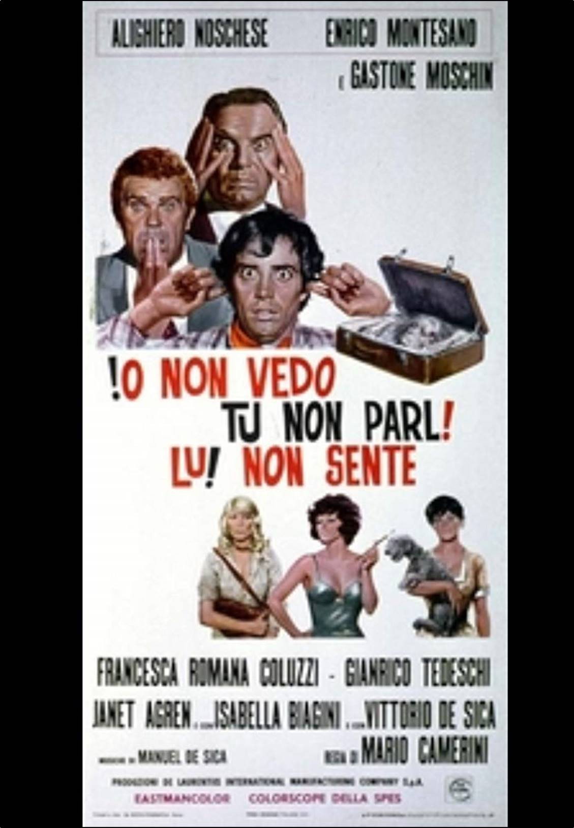 Io non vedo tu non parli lui non sente