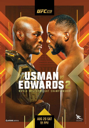 UFC 278: Usman vs. Edwards 2 (2022) poster - Find where to watch online