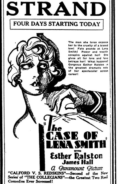 Watch - (1929) The Case of Lena Smith Movie Online Free