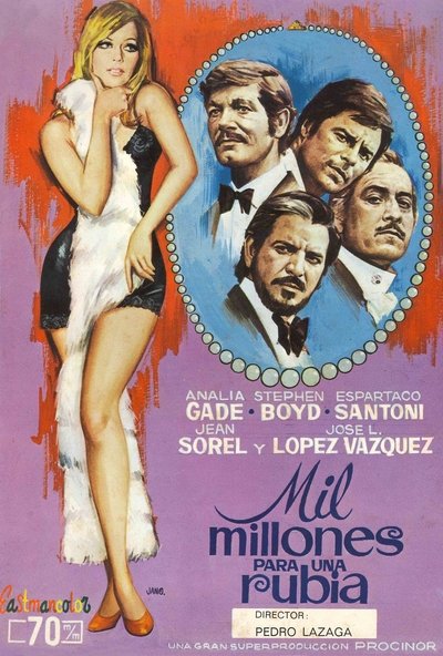 Watch - (1972) Mil millones para una rubia Movie Online Free Torrent