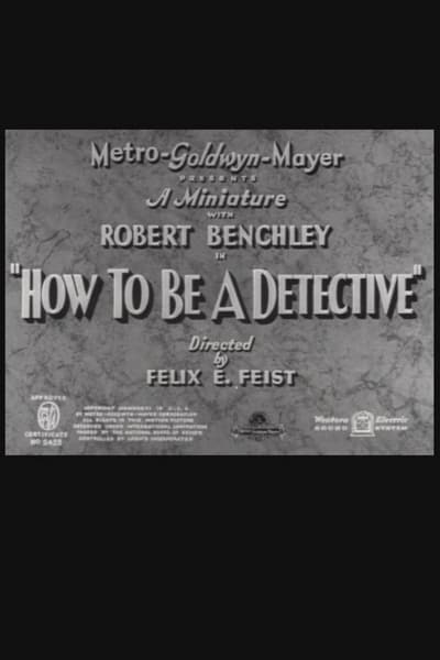 Watch!How to Be a Detective Movie OnlinePutlockers-HD
