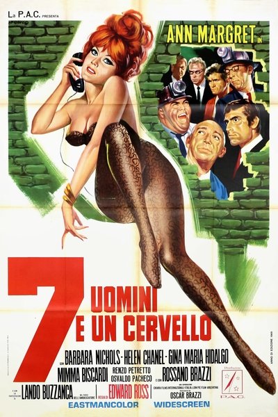 Watch - (1968) 7 uomini e un cervello Full MoviePutlockers-HD