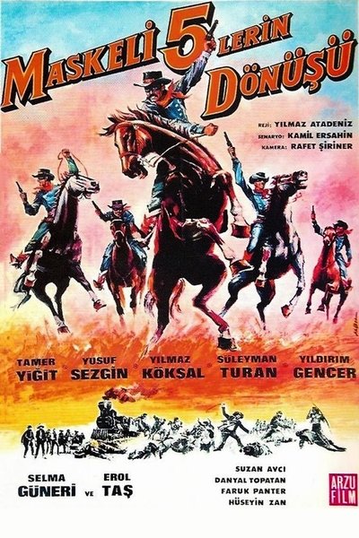 Watch - (1968) Maskeli Beşlerin Dönüşü Movie Online -123Movies