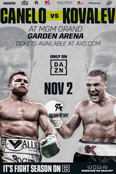 Watch - (2019) Canelo Alvarez vs Sergey Kovalev Movie Online FreePutlockers-HD
