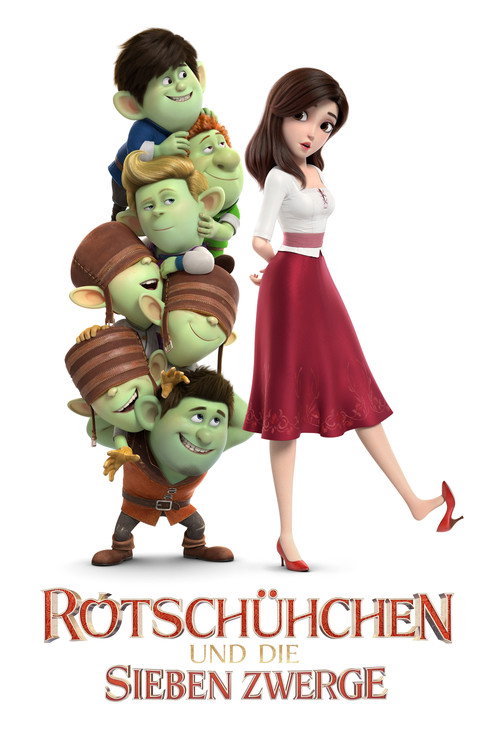 Poster von Rotschühchen und die sieben Zwerge