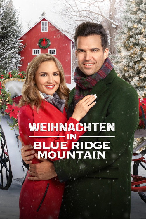 Poster von Weihnachten in Blue Ridge Mountain