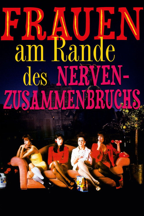 Poster von Frauen am Rande des Nervenzusammenbruchs