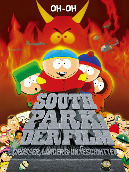 Poster von South Park: Der Film - größer, länger, ungeschnitten