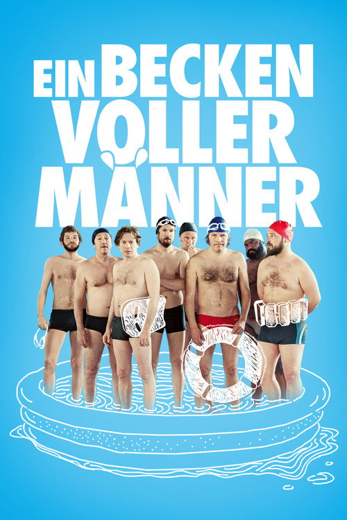 Poster von Ein Becken voller Männer