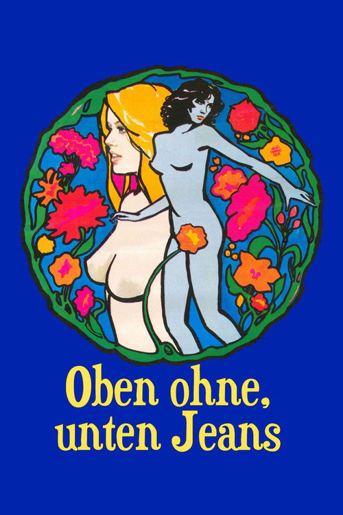 Poster von Oben ohne, unten Jeans
