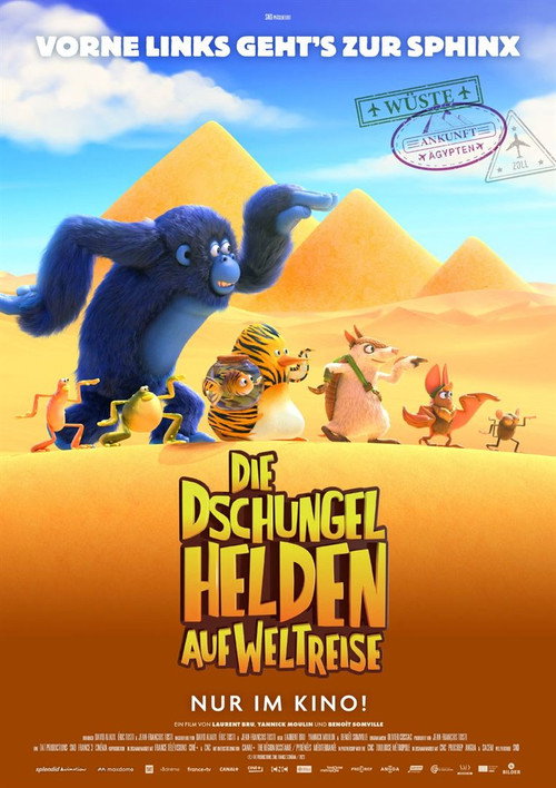 Poster von Die Dschungelhelden auf Weltreise