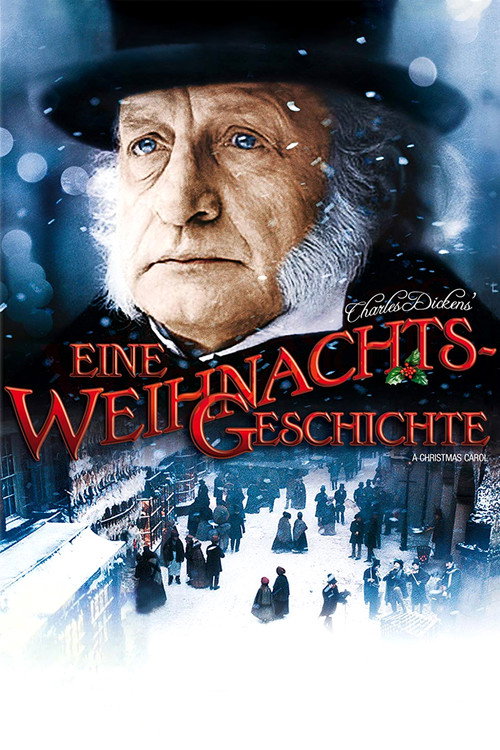 Poster von Charles Dickens' Weihnachtsgeschichte