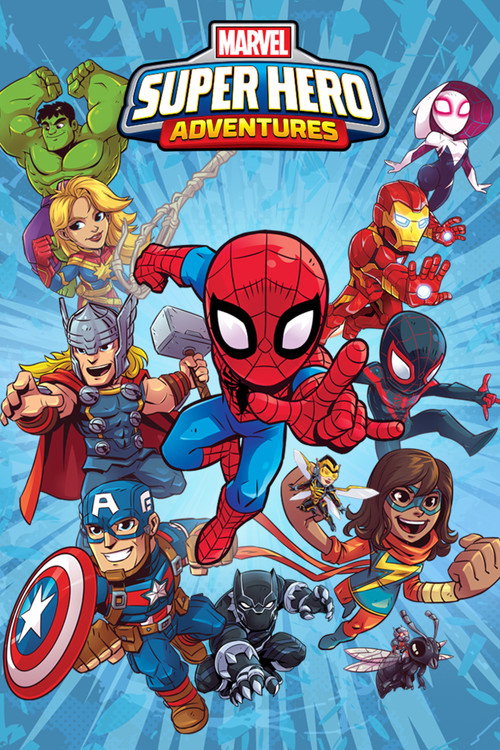 Poster von Marvel Superhelden Abenteuer