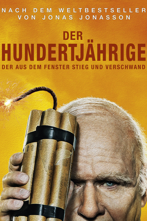 Poster von Der Hundertjährige, der aus dem Fenster stieg und verschwand