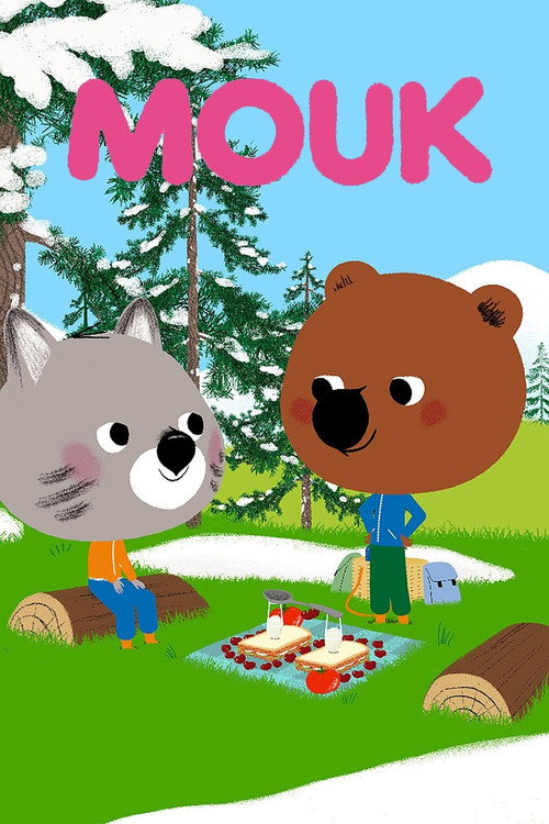 Poster von Mouk, der Weltreisebär