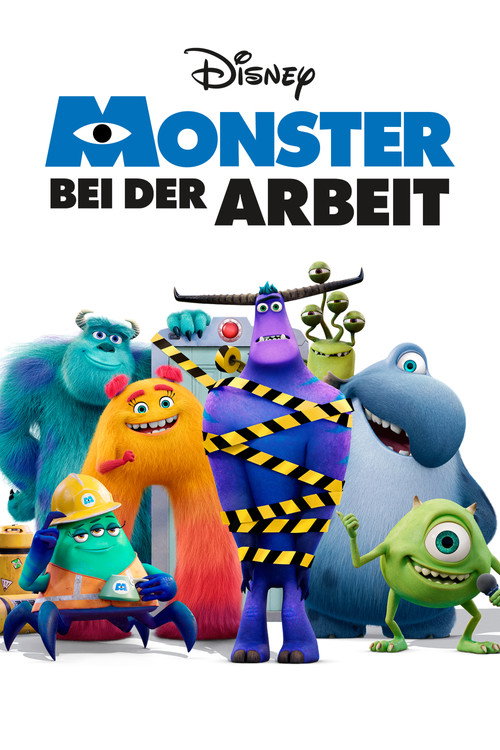 Poster von Monster bei der Arbeit