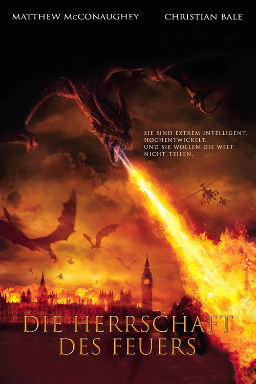 Poster von Die Herrschaft des Feuers